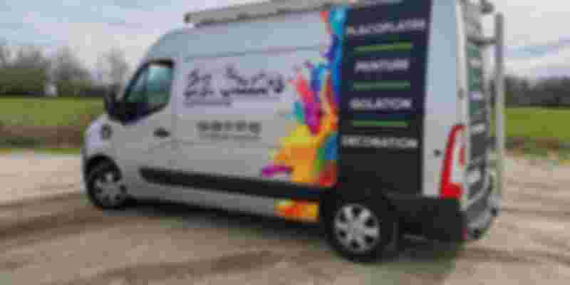 Camion Éts. Cizaire - Platrier Peintre dans l'Ain