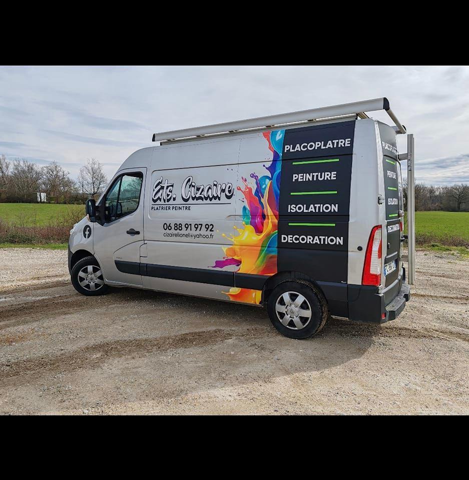 Camion Éts. Cizaire - Intervention dans l'Ain